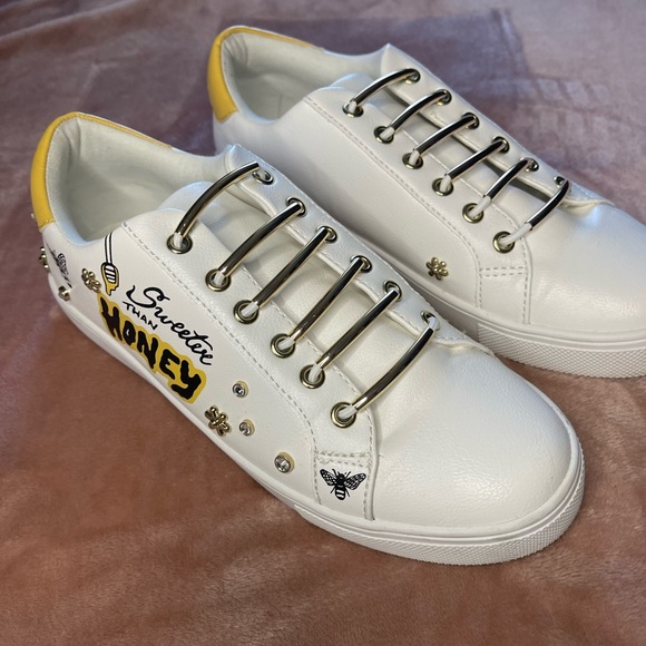 ALDO “SWEETHONEY” WOMEN SNEAKERS White 6.5 - Picture 5 of 5